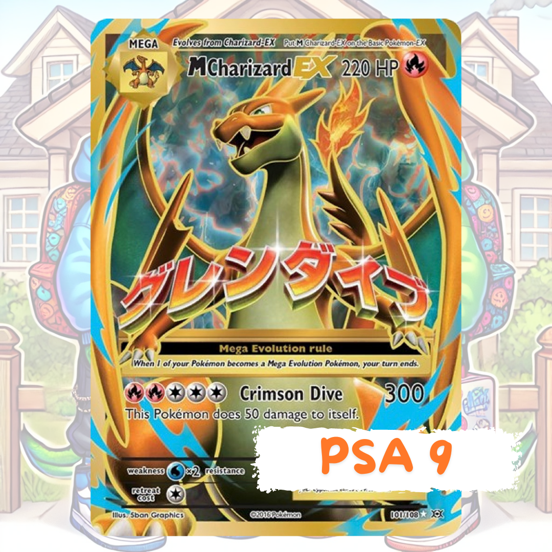 Pokemon M Charizard EX Full Art PSA newest 9