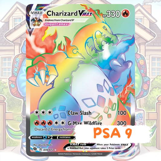 Pokemon Champion's Path - Charizard VMAX #74 - PSA 9