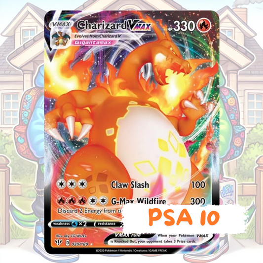 Pokemon Darkness Ablaze - Charizard VMAX #20 - PSA 10