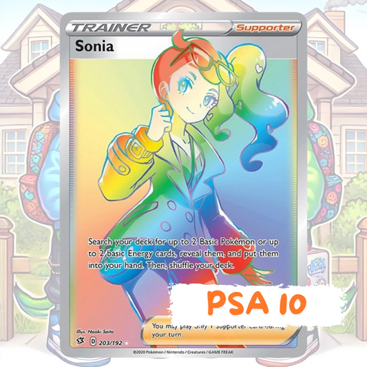 Pokemon Rebel Clash - Sonia (Secret) #203 - PSA 10