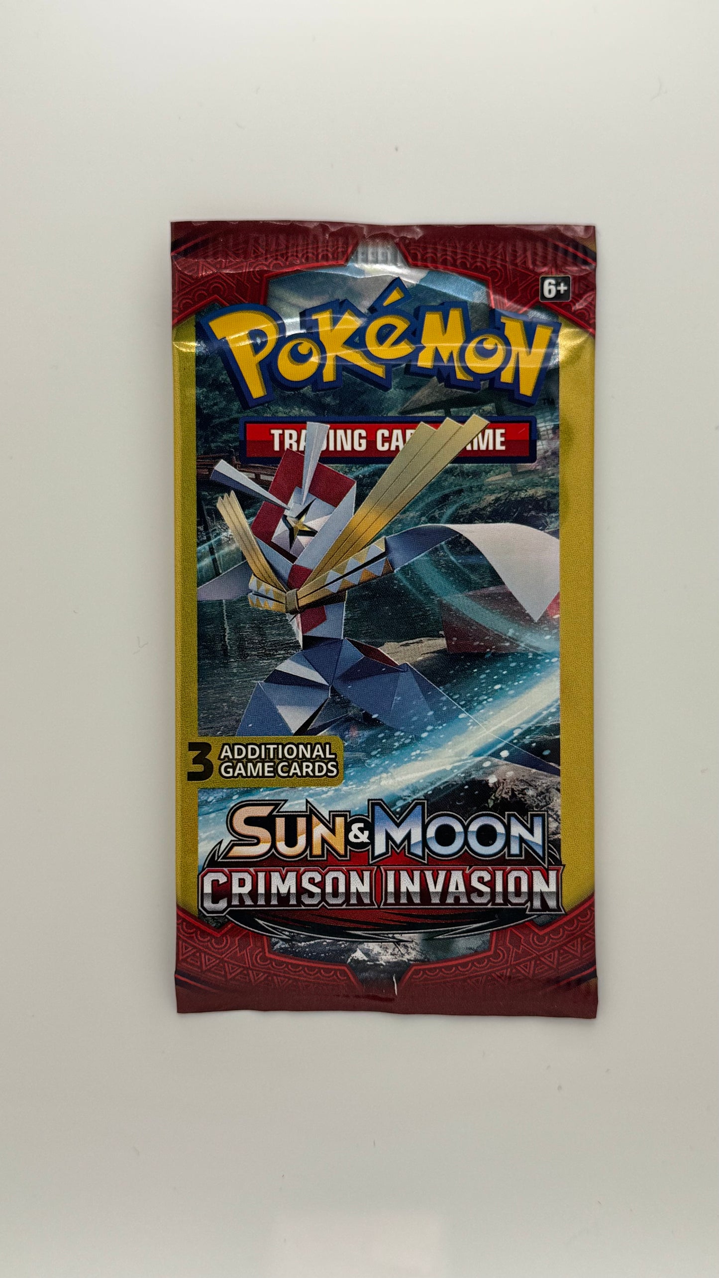 Pokémon TCG: Sun & Moon Crimson Invasion 3 Card Mini Booster Packs Art Set All 4