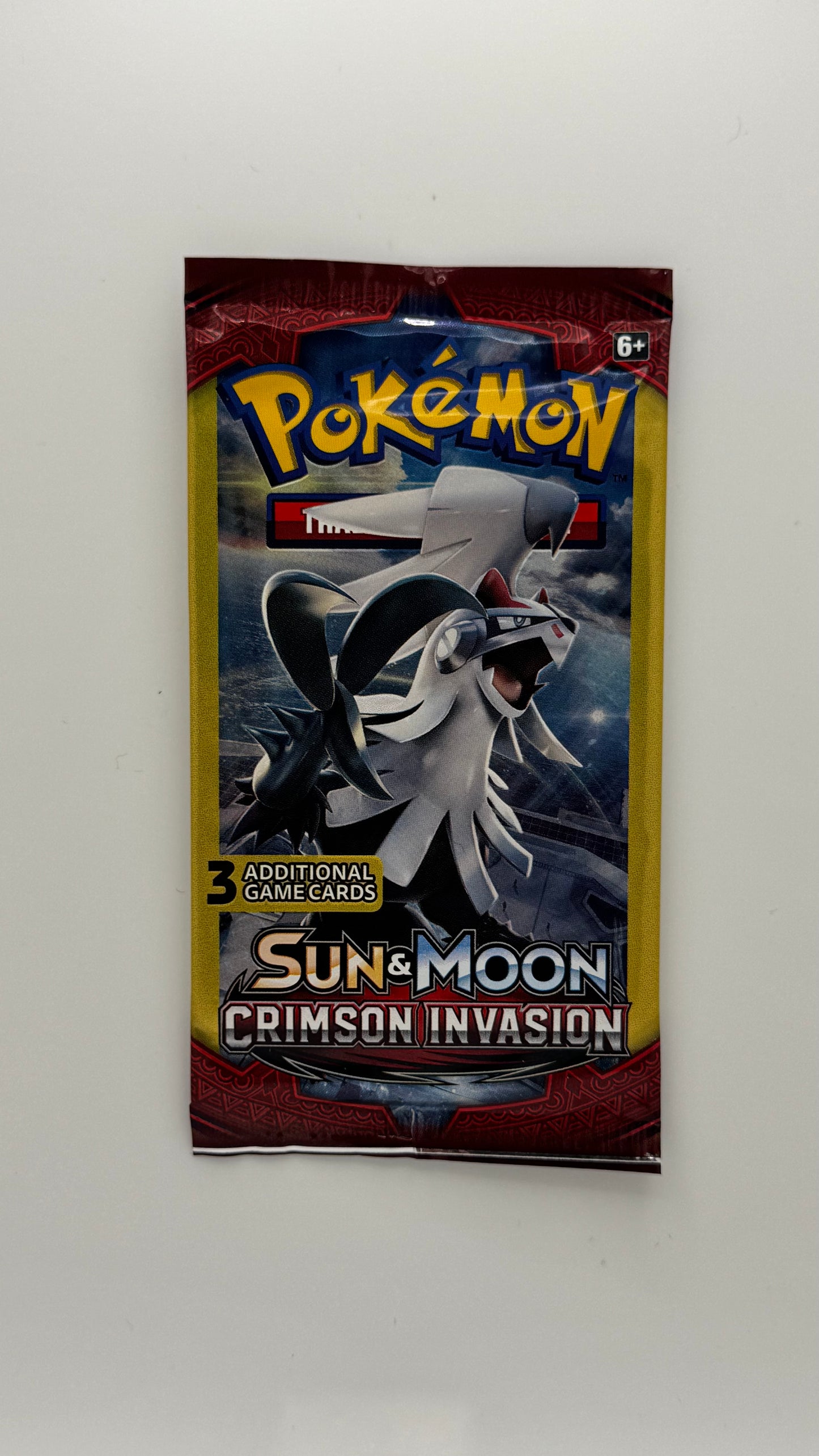 Pokémon TCG: Sun & Moon Crimson Invasion 3 Card Mini Booster Packs Art Set All 4
