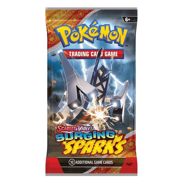 Pokémon TCG: Scarlet & Violet—Surging Sparks Booster Pack (10 Cards)